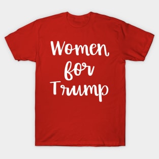 Women for Trump Proud Female Support the President T-Shirt